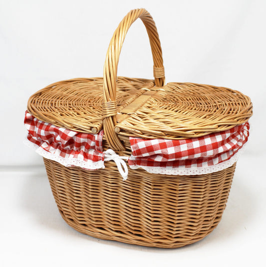 Picknickkorg med foder i Pil