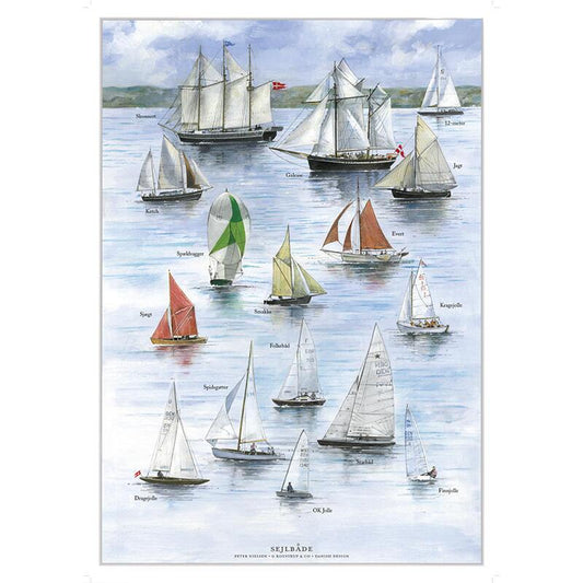 Poster Segelbåtar