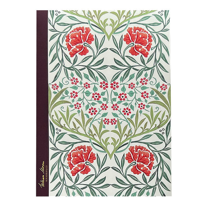 Anteckningsbok  Oxford Red William Morris