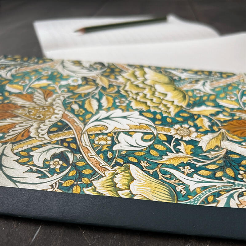 Anteckningsbok Windrush Green William Morris