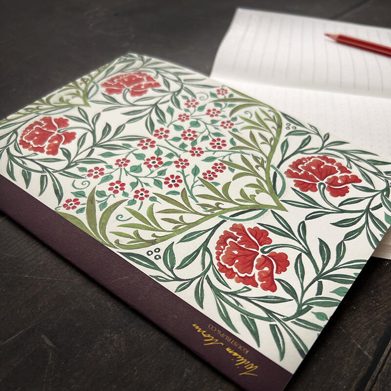 Anteckningsbok  Oxford Red William Morris
