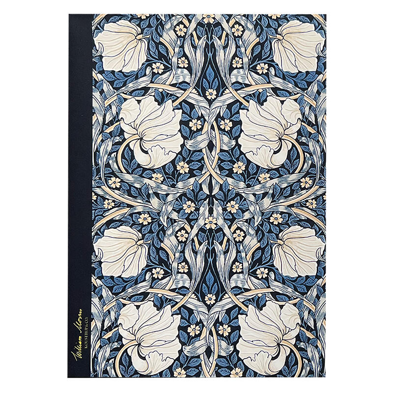 Anteckningsbok Pimpernel Dark Blue William Morris