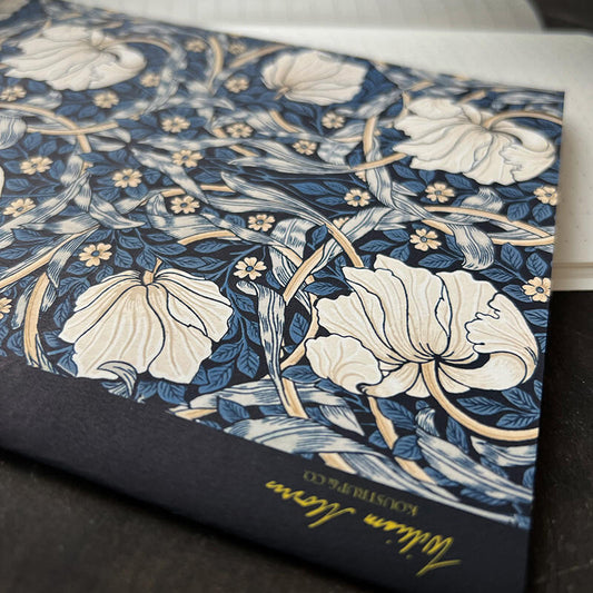 Anteckningsbok Pimpernel Dark Blue William Morris